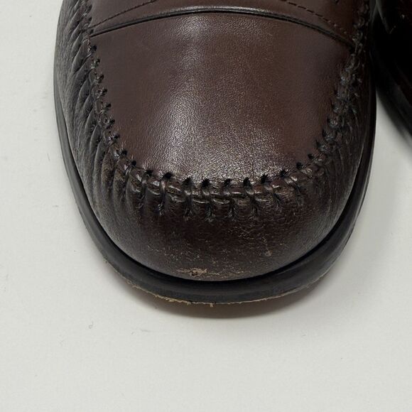 Mezlan Orense 309M Dress Shoes Mens 10 M Brown Deerskin Leather Slip On Loafers main image 5